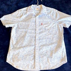 Levi splash pattern button up